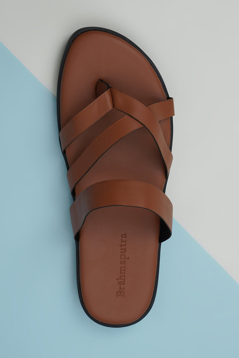 Tan Matte Sheriff Slippers