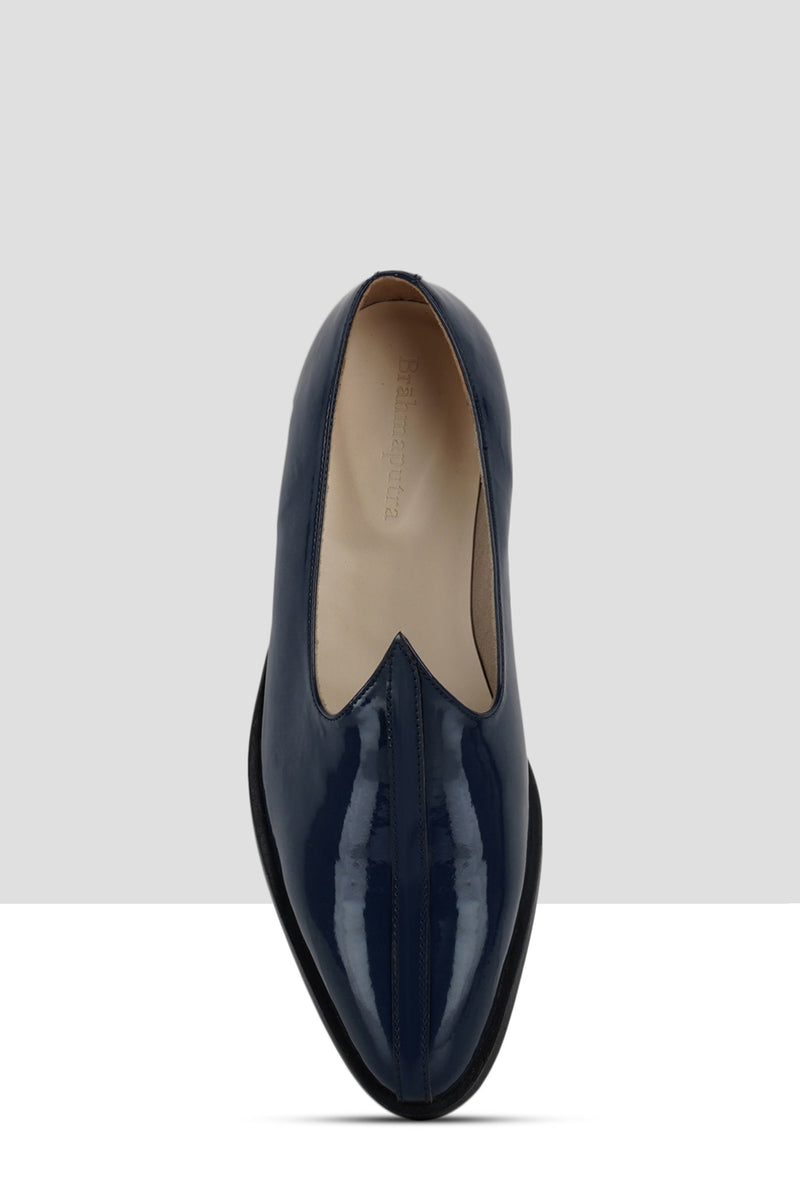 Navy Patent Leather Mojris