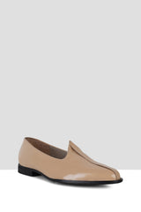 Beige Patent Mojris