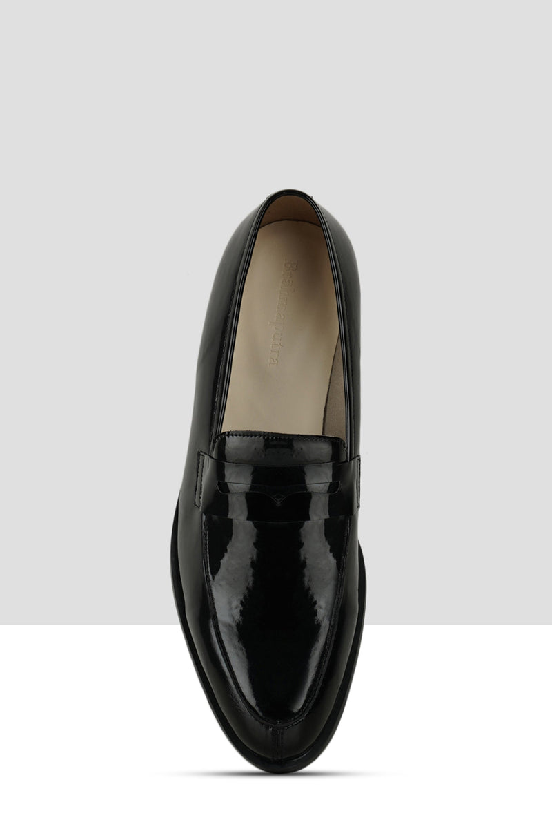 Black Patent Penny Loafers