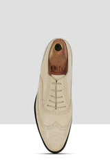 Nude Patent Leather Brogues