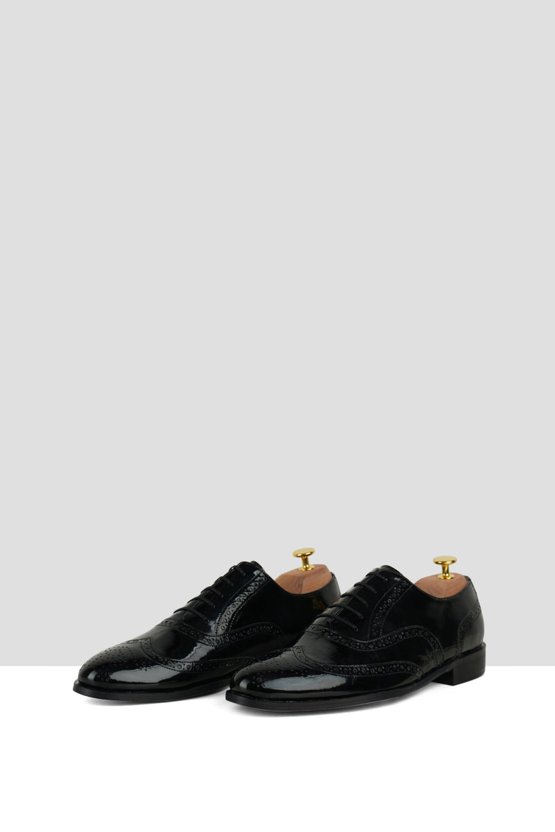 Black Patent Brogues